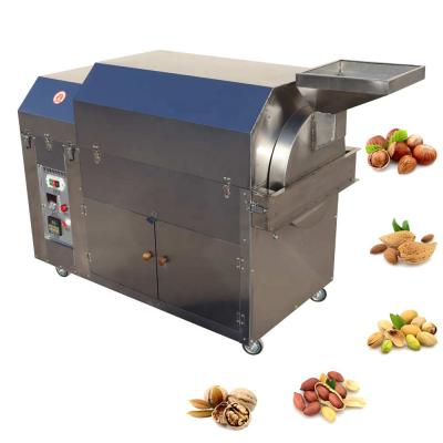 China Factory price 304 insulation layer maker thickened top stainless steel seed chestnut peanut roasting machine for sale for sale