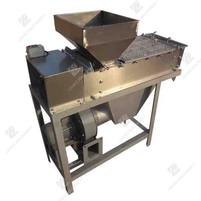 China High flaking rate and low rate LEHAO peanut crushing professional dry peeling machine for roasted peanut kernel products for sale