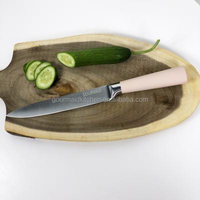 China Premium Sustainable S/S GOURMAID Slicing Knife 8 Inch Slicer Stainless Steel Knife for sale