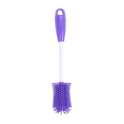 China Household Cleaning GOURMAID Food Grade Silicon Brush Silicone Cleaning Brush With PP Handle for sale