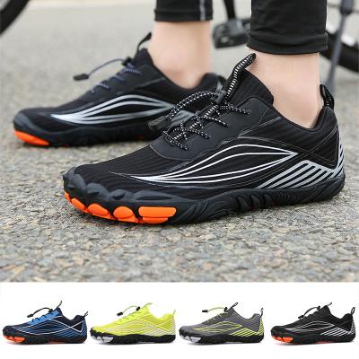 China Breathable Sports Shoes Outdoor Trail Trekking MTB Cycling Shoes Men Road Sport Sneakers Women Cycling Lightweight Shoes for sale