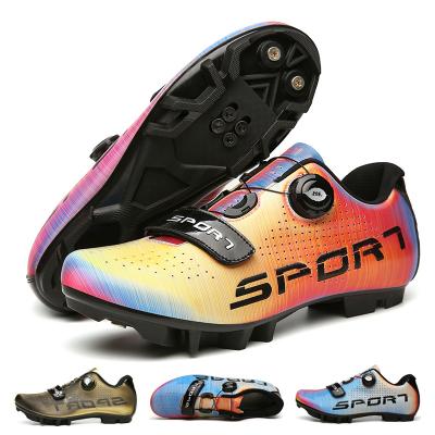 China Breathable Sports Shoes New Self Locking Road Cycling Shoes Mountain Bicycle Running Shoes Mens Mtb SPD For Cycling Unisex Sapatilha Ciclismo for sale