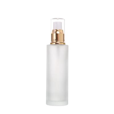 China Cosmetic Scrub Spray 30ml Cosmetics Separate To Bottle Pressing Type Emulsion Glass Bottle for sale