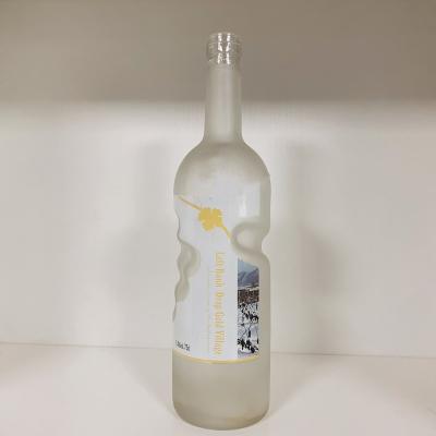 China Wholesale Angel's Hand 500ml 750ml Red Wine Beverage Bottle Manufacturer Special Shaped Fruit Juice Wine Beverage Glass Bottles for sale