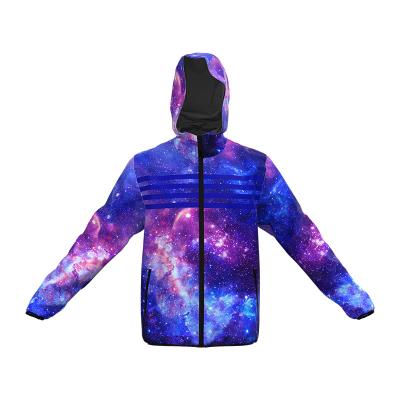 China QUICK DRY Custom Slim Zipper Pattern Color Block Fashion Designer Fashion Anorak Men's Sports Jacket for sale