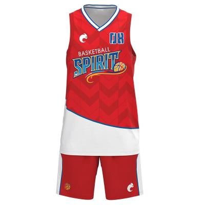 China Antibacterial the source factory designs all kinds of printed and embroidered LOGO number basketball tank tops for sale