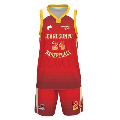 China Antibacterial Customize Your Own Team Basketball Jersey Double Sided Basketball Jersey Set Dye Sublimation Craft for sale