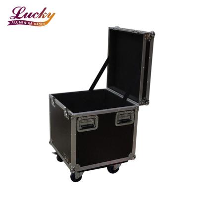 China Custom Style Pro Audio Flight Case Traveling Road 22 x 22 x 22 Trunk Utility Case with Wheels for sale