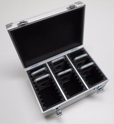 China Waterproof Shockproof Dustproof Aluminum Storage Box Case &Display For 30 Pcs Invent Slap Rack for sale