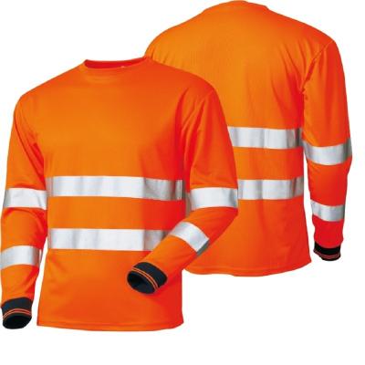 China Factory INSTANT Polo Shirt Safety Long Sleeve Custom LED Polo High Visibility Safety Shirts Reflective for sale