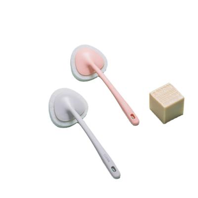 China Cheap Long Handle PP Sponge Brush Adjustment Household Modern Wholesale Plastic Bathroom Bathtub Cheap Toilet Brush for sale