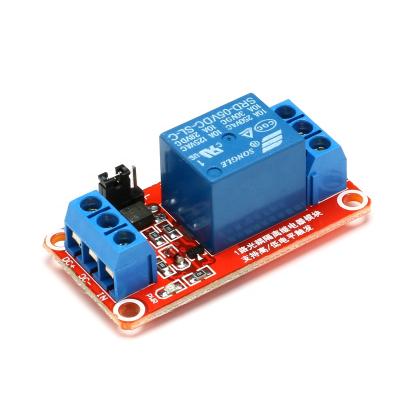 China 5V 1 Channel Sealed Relay Module With Optocoupler Isolation Module High And Low Level Relay Trigger for sale