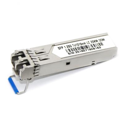 China FTTH FTTB FTTX Network OEM SFP 1310nm Dual Fiber LC 1.25G SFP 20Km SFP Module Price for sale