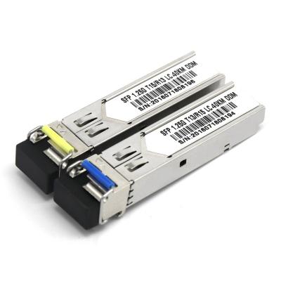 China FTTH FTTB FTTX Network BIDI SFP 1.25G 1310Nm 40Km 1550nm LC SFP Transceiver Manufacturers for sale