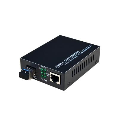 China FTTH/FTTX/FTTD Networks Gigabit SFP Fiber RJ45 Optical Media Converter 1000MbpsTransceiver With Mikrotik Compatible SFP SC/LC Module for sale