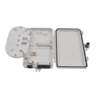 China High Quality 4 Core FTTH FTTB FTTX Network Fiber Optic Terminal Box PLC Splitter Ftth Box Waterproof Fiber Optic Distribution Box for sale