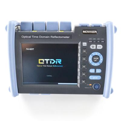 China FTTX NOVKER NK6000 OTDR Time Domain Reflectometry 35/33dB SM OTDR Optical Tester With VFL OPM Light Source for sale