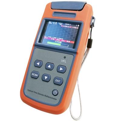 China Original FTTX Optical Time Scale Reflectometer TD Fault Marker Built-in Visual Function New Mini OTDR OTDR VFL for sale