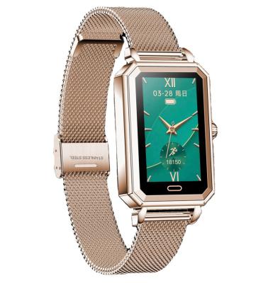 China Fashion BLE5.0 Touch Screen Smart Waterproof IPS LCD Touch Screen Ladies Smart Watch China IP68 Magnetic Charging Smart Watch for sale