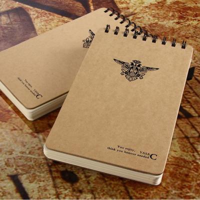 China Wholesale brown paper cheap notepad printed notebook with logo for sale