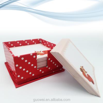 China Loose-leaf notepad note cube printed paper cube for promotion for sale