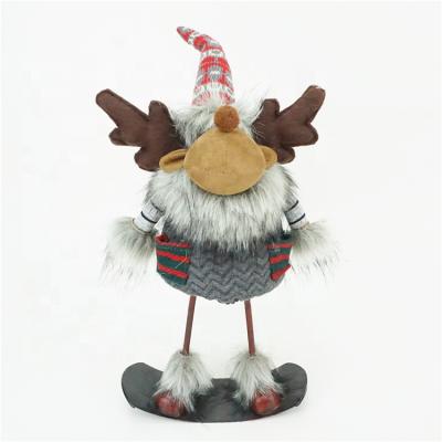 China Novelty Plush Toy Moose Plush Toy Custom Christmas Ornament Indoor Home Moose Reindeer Elks Plush Toy for sale