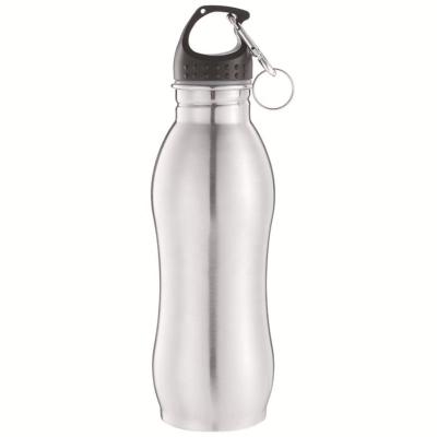 China Viable Single Wall Sports Water Bottle Cooler Mini Stainless Steel Metal Drink Promotion Thermos Flask for sale