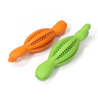 China High Quality Viable Rugby Dogs Chew Stick Health Massage Brush Dog Chew Brush Toy for sale