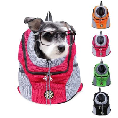 China 2021 Fashion Durable Breathable Mesh Pet Carriers Carrying For Cats Small Dogs Backpack Dog Carrier Bag for sale