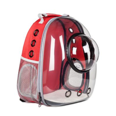 China Viable Travel Approved Portable Airline Pet Carrier Pet Carrier Backpack Transparent Capsule for sale