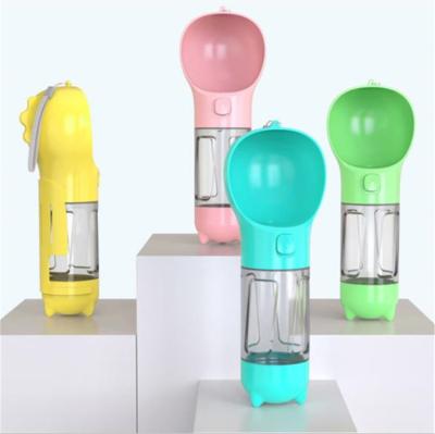 China Hot Selling Amazon Travel Pet Water Viable Portable Outdoor Dog Driver Plastic Bottle Water Dispenser for sale