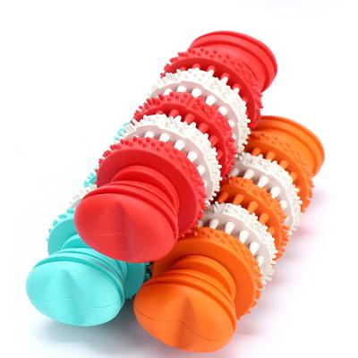 China 2021 Small Pet Toys Supplies Dog Toys Durable High Quality Durable Color Rubber Dog Toy for sale