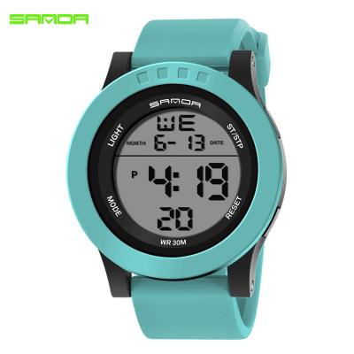 China Chronograph High Guality Sport Watches Digital For SANDA Men's Waterproof Outdoor Electronic Watch Boy's Wrist Watch for sale