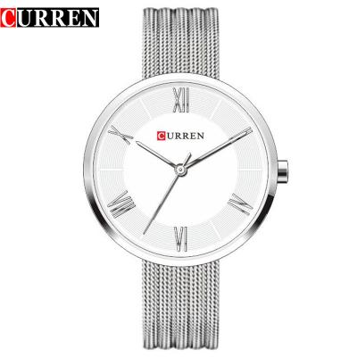 China Water resistant Curren/Karin 9020, compact wire strap quartz watch for women, new style watch for women for sale