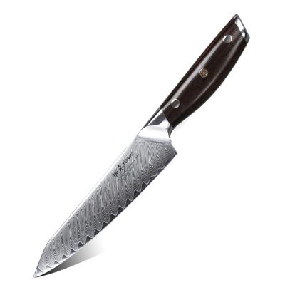 China Viable Hot Selling High Quality Small Knife 5 Inch Damascus Kitchen Serving Knife for sale