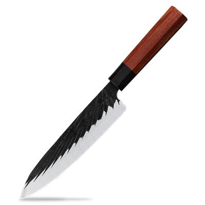 China Sustainable High Quality Stainless Japanese Chef Knife 7.5 Inch With Rosewood Handle for sale