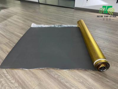 中国 優れた金の木製のフロアーリングの下敷きのエコの無声健全な下敷き 3mm 110kg/m3 販売のため