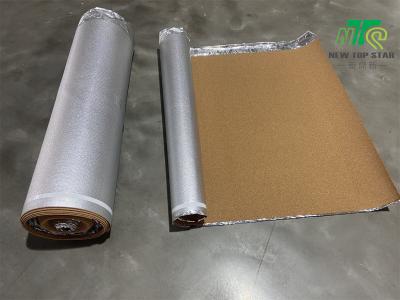 China Natürliche 2mm Cork Roll Underlayment For Hardwood Länge Boden-20m zu verkaufen