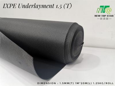 Chine L'Underlayment été à la base acoustique noir de plancher de vinyle de modèle de gaufre de plancher de flottement imperméabilisent à vendre