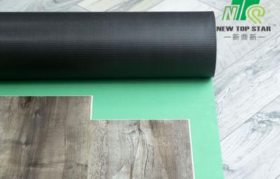 Chine Le plancher de planche de vinyle de PVC de WPC était à la base de 1.5mm EVA Black Rubber Underlay Soundproof à vendre