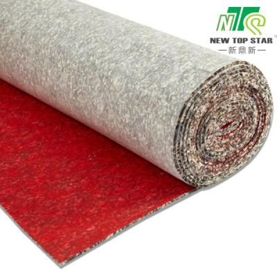 China 620g/m2 gevoeld Broodje 3mm van het Tapijtstootkussen Super Gevoelde Underlayment voor Gelamineerde Bevloering Te koop