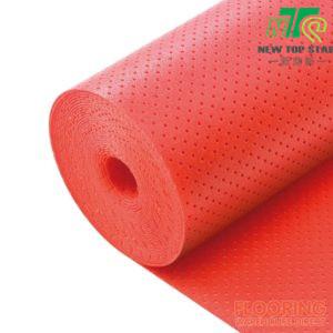 China Alta densidad de EVA Foam Underlayment Lozenge Pattern del piso de flotación con la película grabada en relieve roja en venta