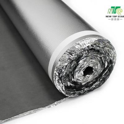 China Underlayment insonoro de 1.5m m EVA Foam Underlayment Noise Reduction con la película grabada en relieve en venta