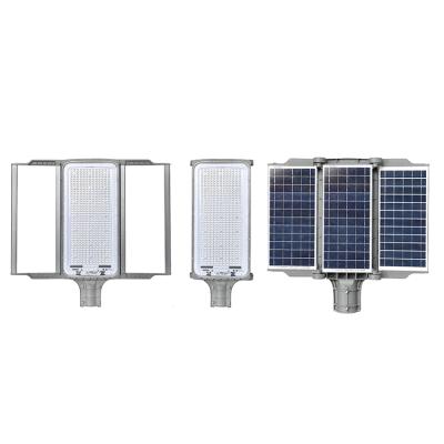 China Energy Saving Smart Park Light IP65 Die Casting Aluminum 200 400 600 Watt All In One Led Solar Street Light for sale