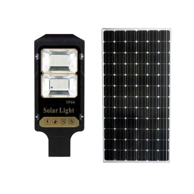 China ROAD 100w 200w 300w solar power system led street lights with timer remote control for sale