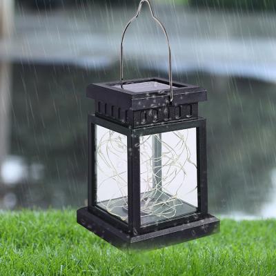 China Other New Design ABS Lithium Battery PC Outdoor Waterproof Holiday IP65 1W Solar Hanging Led Light for sale