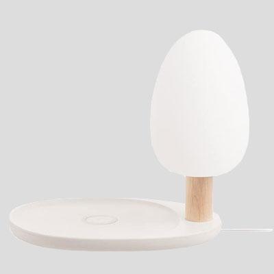 China Lighting Functions LED Table Lamp Modern Fast Wireless Charger Tree Desk Lamp for sale