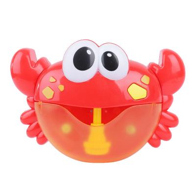 China New Products of Bath Toy HEBEIER Crab Bubble Machine Shower Fun Kids Plastic Cut Bath Toy for sale