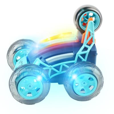 China 2021 New Stunt Light Roll HEBEIER Popular Item 4 Channel Noise Design High Speed ​​Toys and Stunt Car for sale