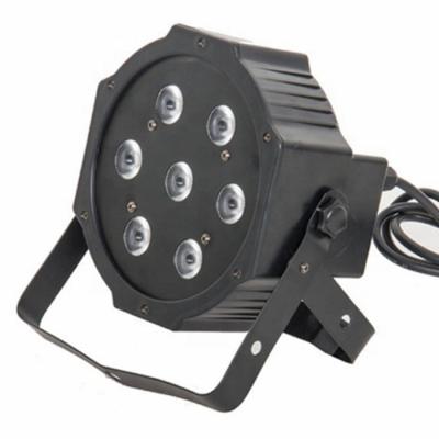 China Indoor Use Cheap Led Wedding 20USD 7x10W RGBW 4in1 Mini Par Light Plastic Led Flat Light for sale